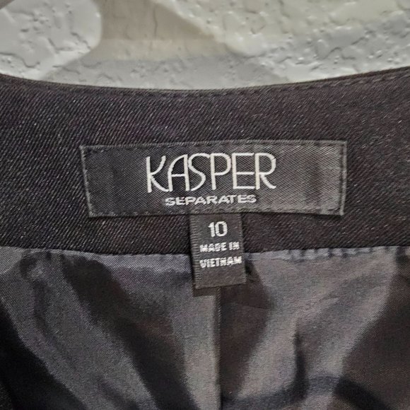 Kasper Blazer Jacket Woman's Size 10 Green - Picture 5 of 6